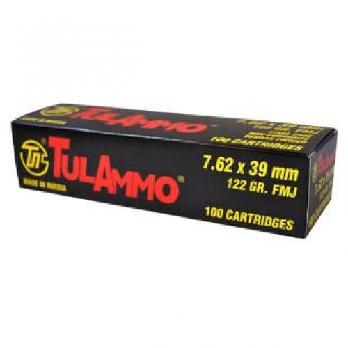 7.62x39 122gr Fmj Tula Ammo