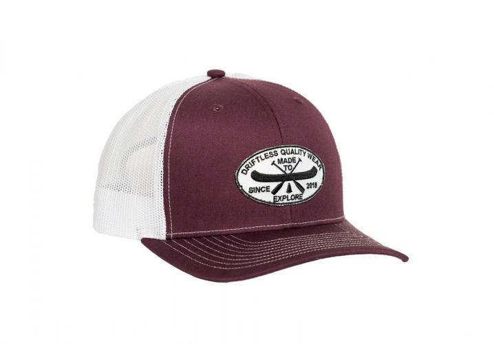 Eddy Snapback - Maroon/White