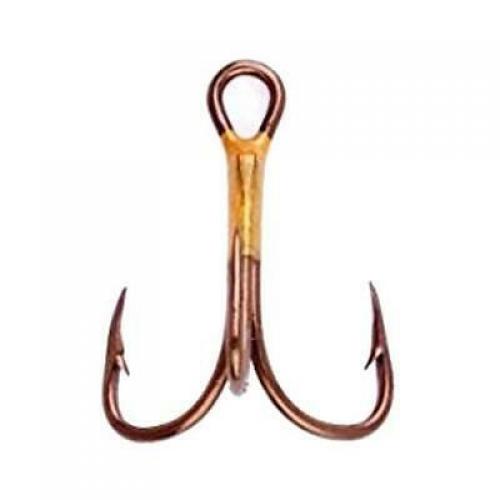 5-PK SZ-6 Bronze Treble Hook