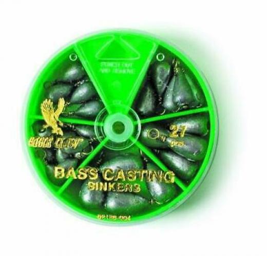 27-PC Bass Cast Sinker