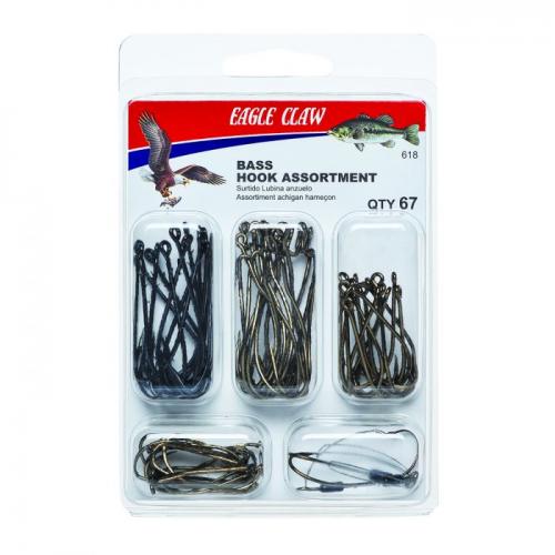 67-PC Black Bronze Bass Hook