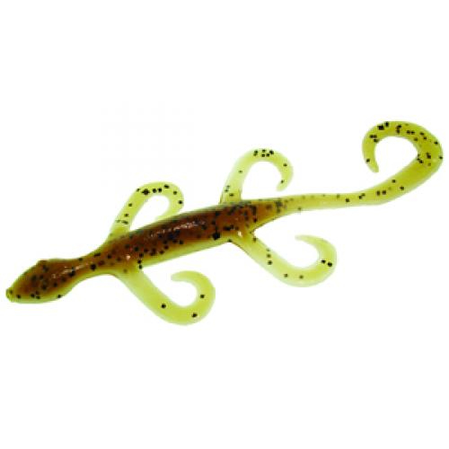 20-PK 6" Lizard/Chartreuse Worm