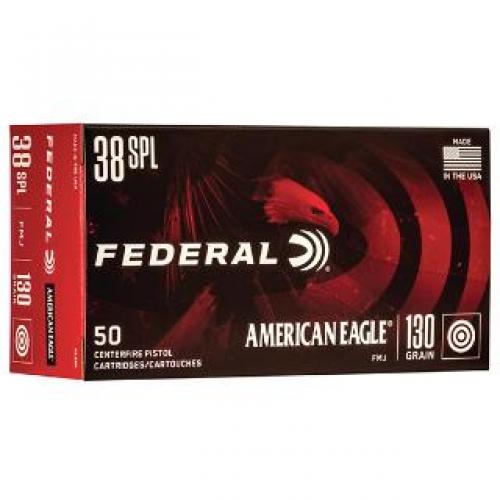 38 Spl 130gr Fmj 50rnd Fed