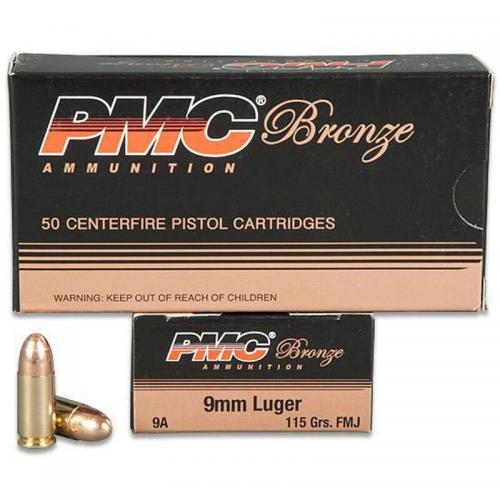 9mm 115gr Fmj Pmc 50rd