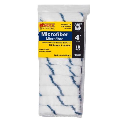 10PK 4"x3/8" Microfiber Roller