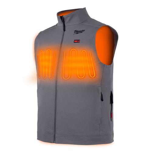 Mens M12 GRY Heated Toughsh Vest