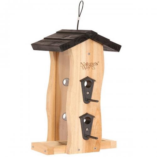 Vertical Wave Bird Feeder