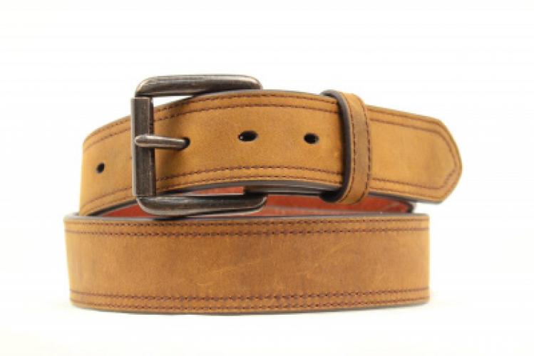 Distressed Brown Roller Buckle