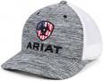 Men's Ariat Grey USA Snapback