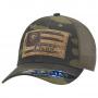 Women's Ariat Camo Flag Cap