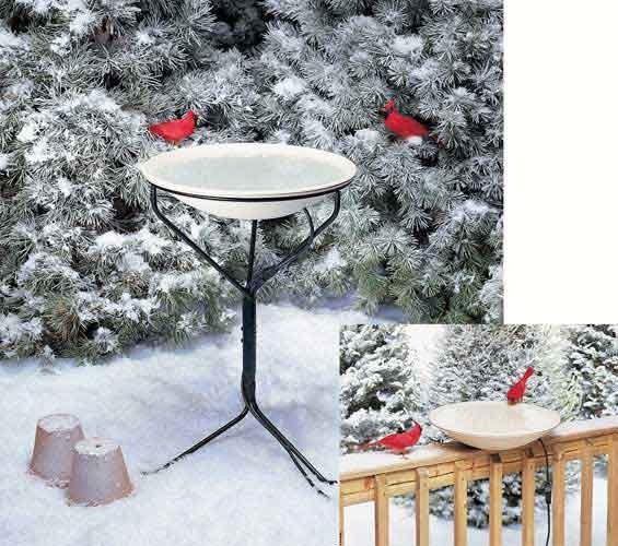 20" Heated Bird Bath w/ Stand