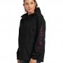 Women's Waterproof Jacket BK/PUR