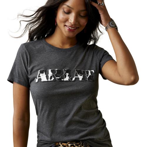 Women's Ariat Cowhide T-Shirt CH