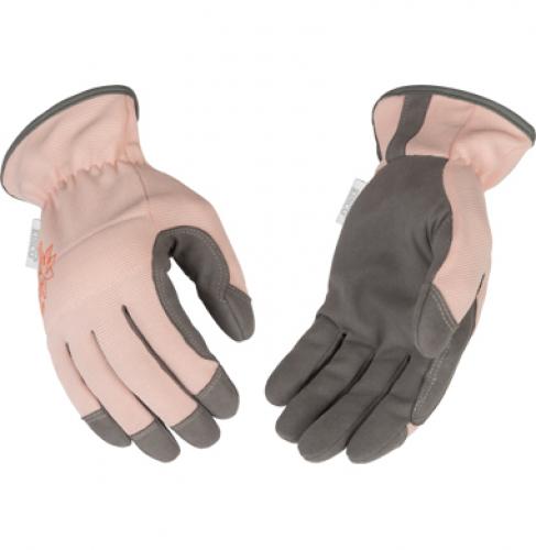 Women's Pink Synthetic Glove