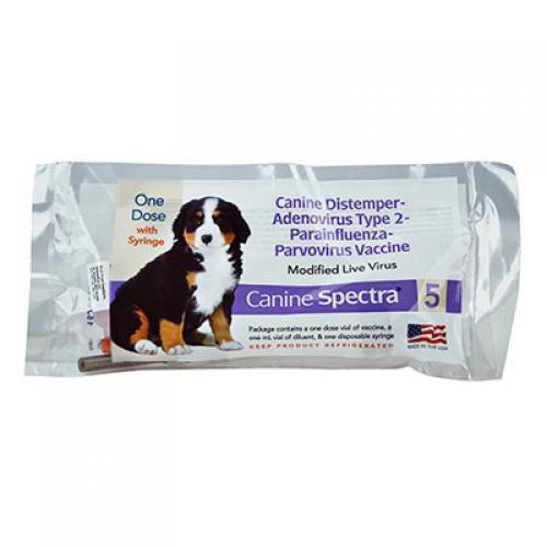 SPECTRA 5 WAY DOG VACCINE 1 dose