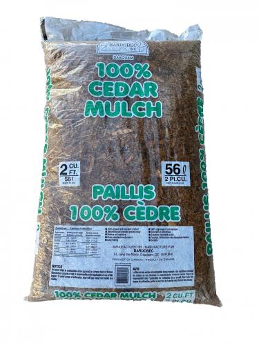 Cedar Mulch 2-CU FT Bag