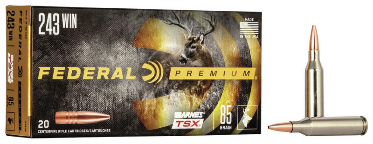 243 Win 85gr Fed Vital-shok Tsx