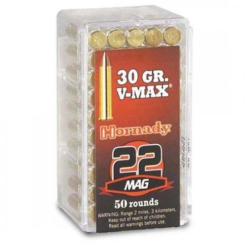 22 Mag 30gr Hornady Vmax Varmit
