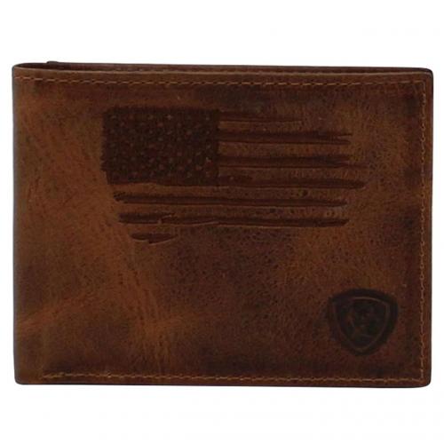 Ariat Mens USA Bi-fold Wallet