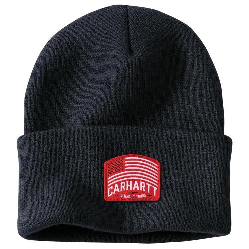 Carhartt Knit Flag Patch Beanie
