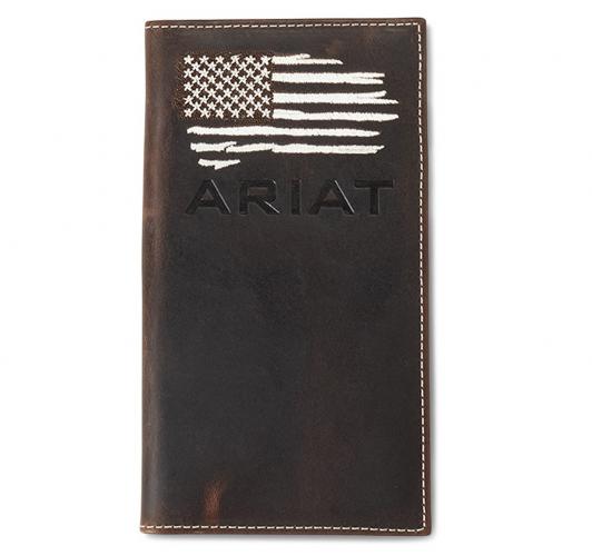 Ariat Distress Flag Rodeo Wallet