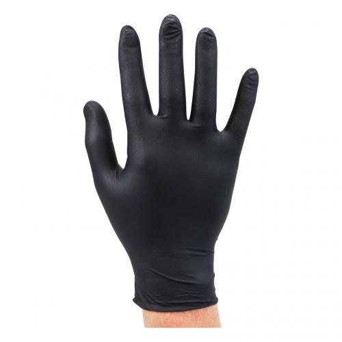 Lg Black Nitrile Gloves Coburn