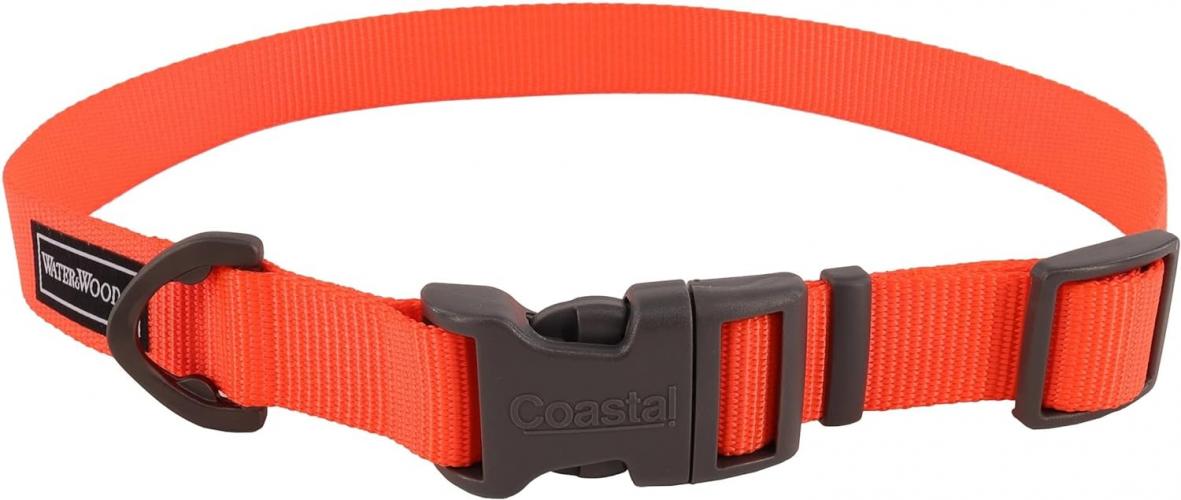 Safe Orange 14"-20" Dog Collar