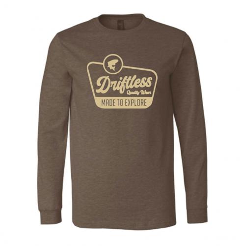 Parks LS T-Shirt - Heather Brown