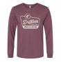 Parks LS T-Shirt Heather Maroon