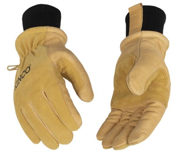 Womens Lined Suede Ski Glove