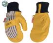 Kids Lined Leather Palm Mitt