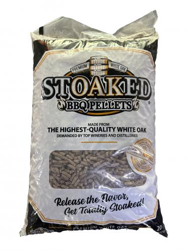 20LB WHITE OAK BBQ Pellets
