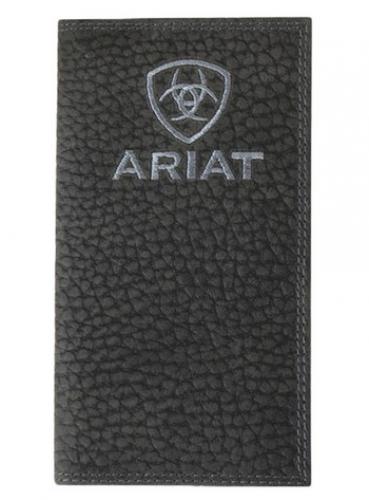 Ariat Rodeo Bull Hide BLK Wallet