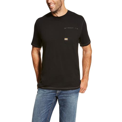Mens Workman Pocket T-Shirt BLK