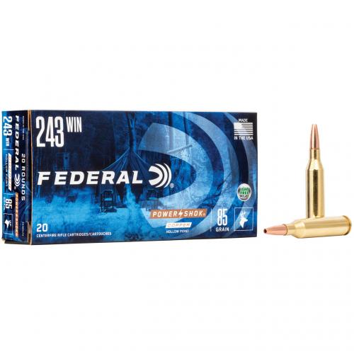 243 Win 85 Gr Copper Power Shok