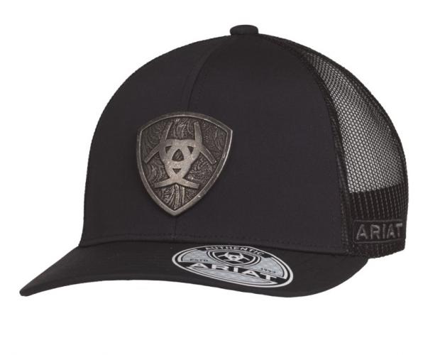 Men's Ariat Metal Shield Bk Cap