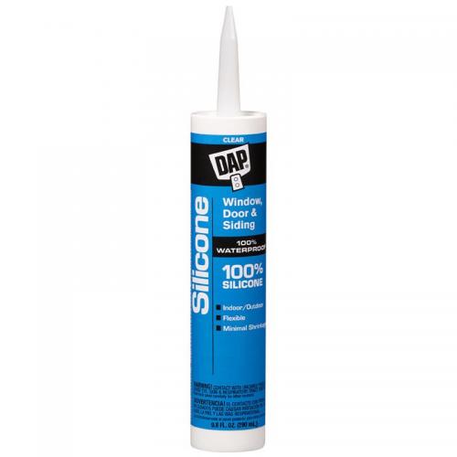 9.8OZ Dap Clear Silicone Sealant