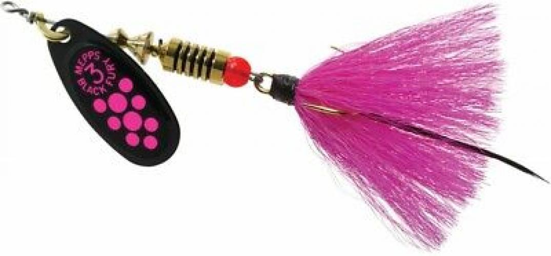 Mepps Bf3t Pk Pink Dot/pink Tail