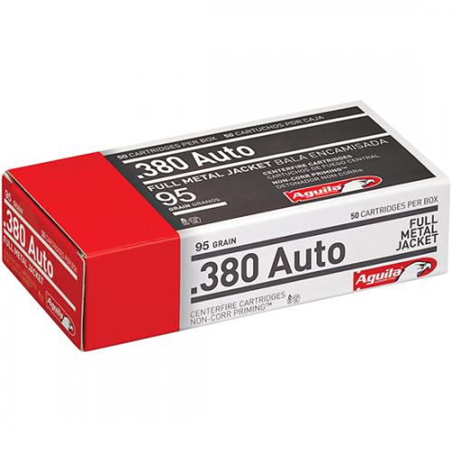 380acp 95gr Fmj 50rd Aguila