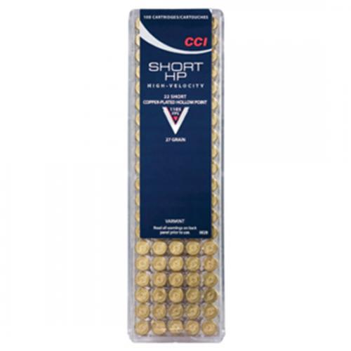 22 Short 27gr Cphp 100rd Cci