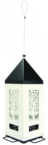 White Squirrel Lantern Feeder