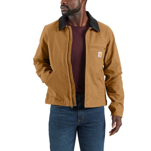 Mens Duck Detroit Jacket Brown