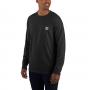 Mens MW LS Pocket T-Shirt BLK