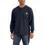 Men's HW LS Pckt Henley Shirt NV