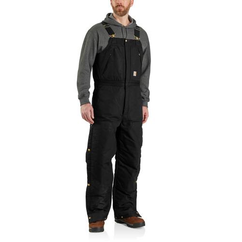 Mens Duck Insulated Biberall BLK