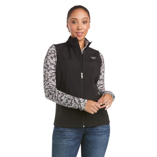 Womens Ariat Softshell Vest BLK