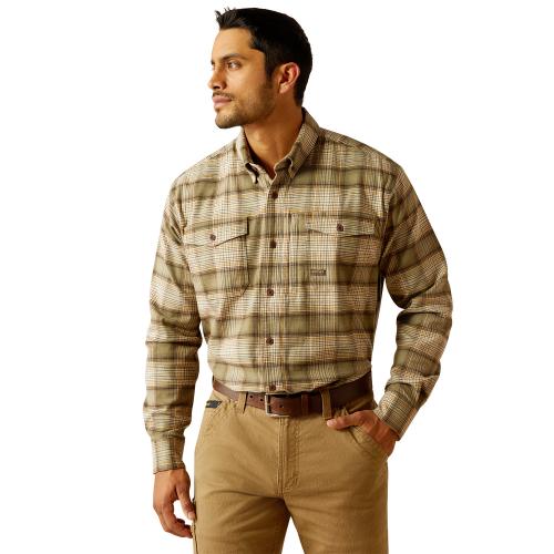 Mens Flannel LS Work Shirt DPL