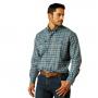 Mens Flannel LS Work Shirt STG