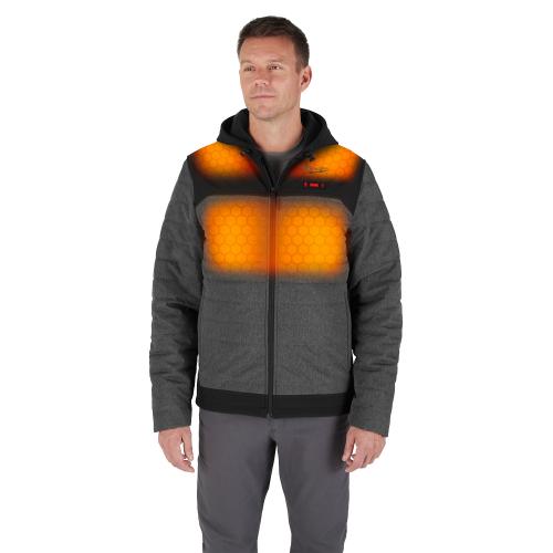 M12 Mens Heated AXIS Jacket GRY