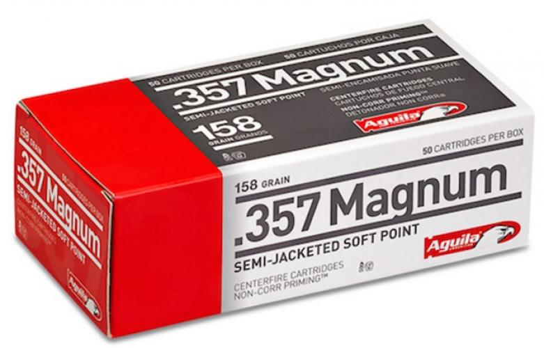 .357 Mag Sjsp 158gr 50rd Aguila